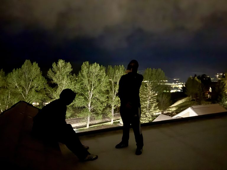 Top of Homestead roof