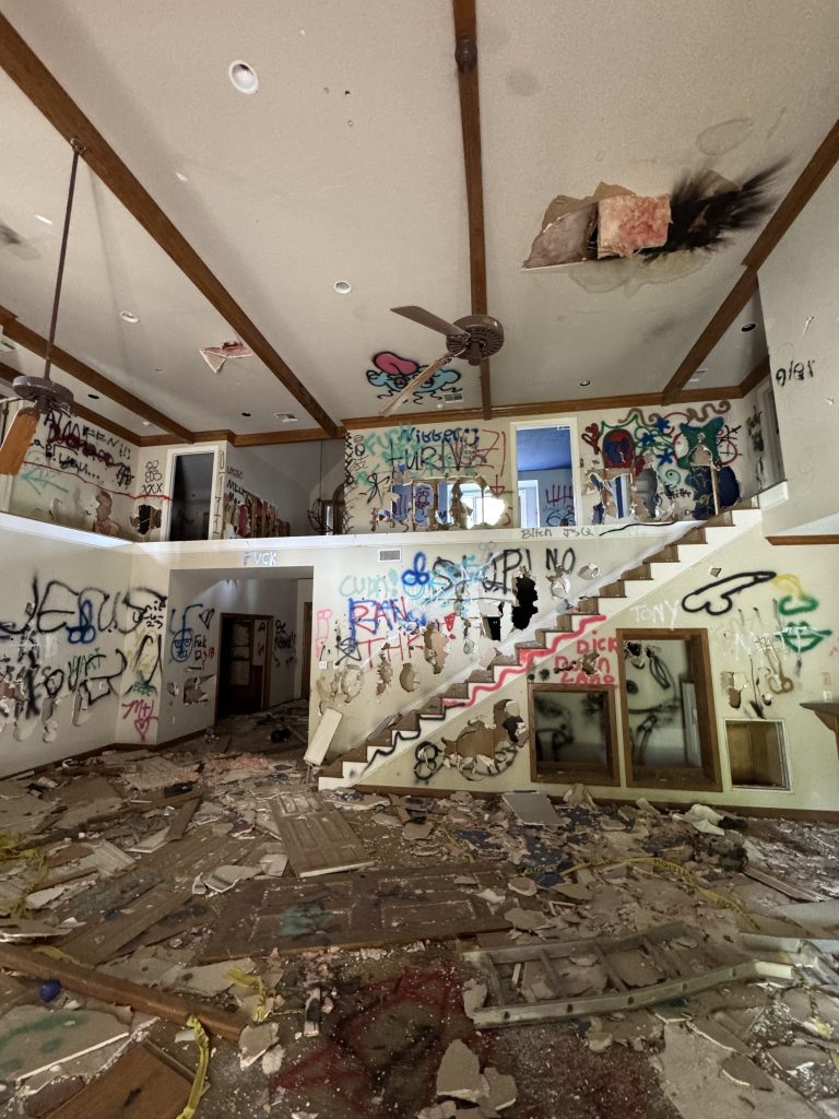 Abandoned mc-mansion