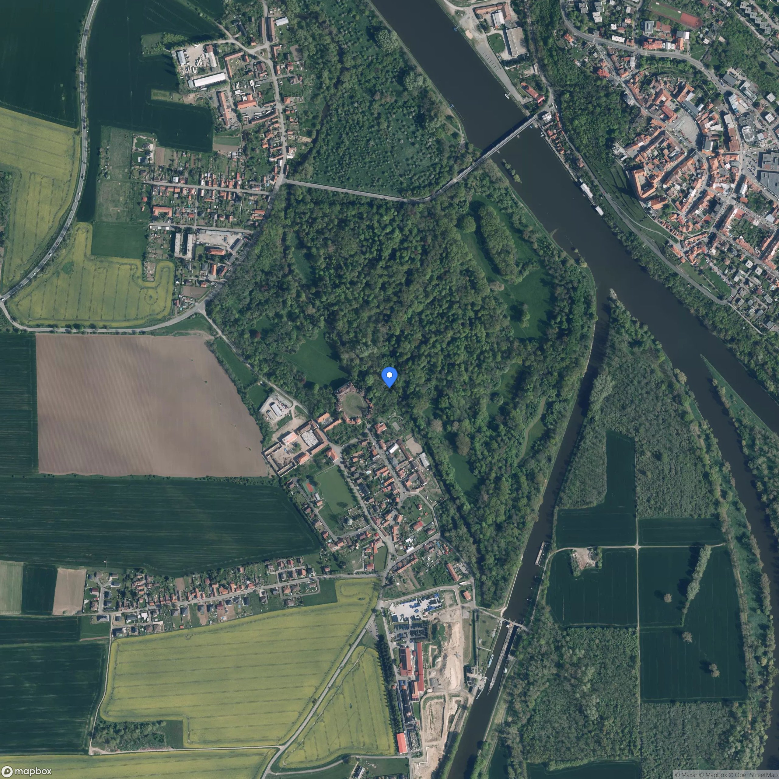 mill next to castle