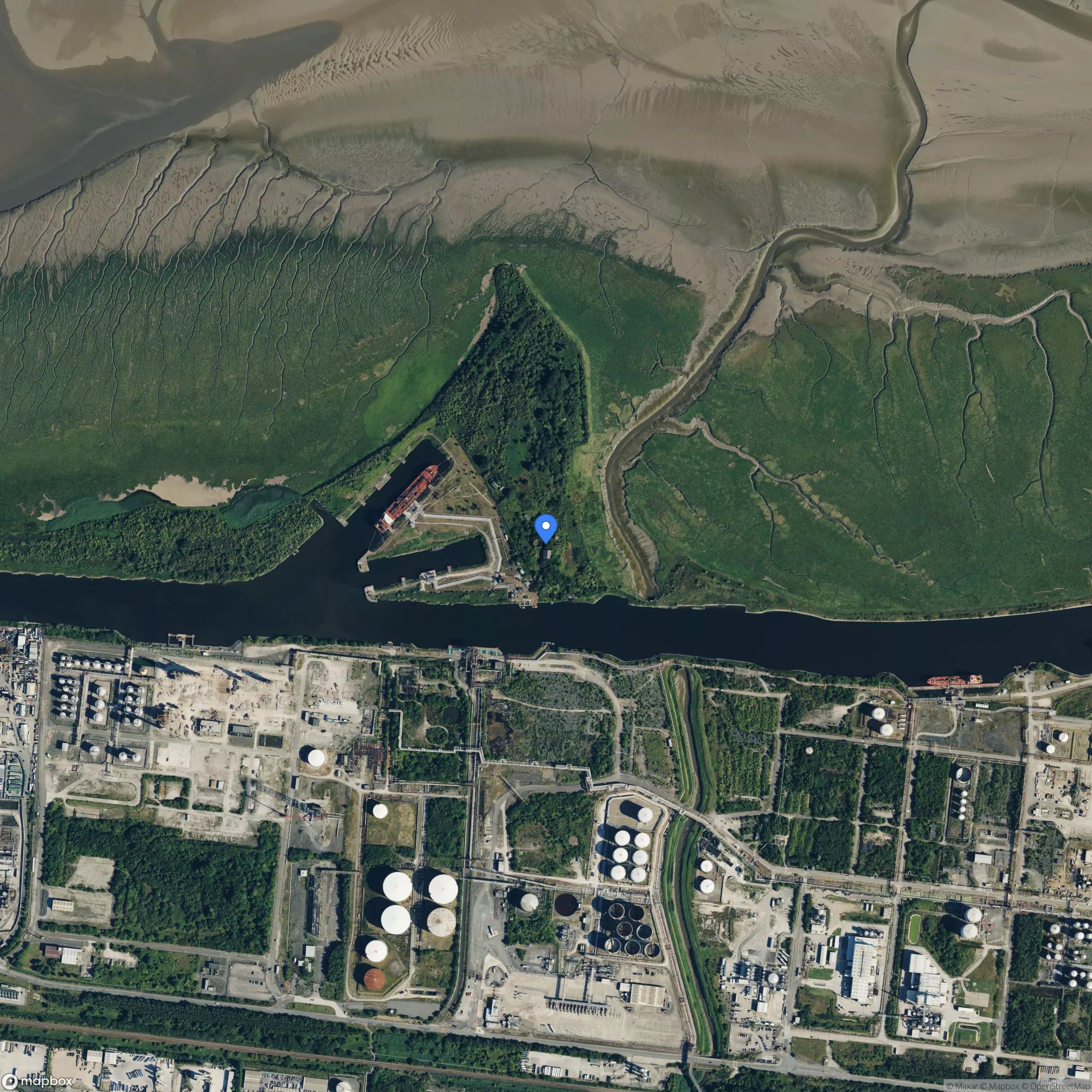 Stanlow island