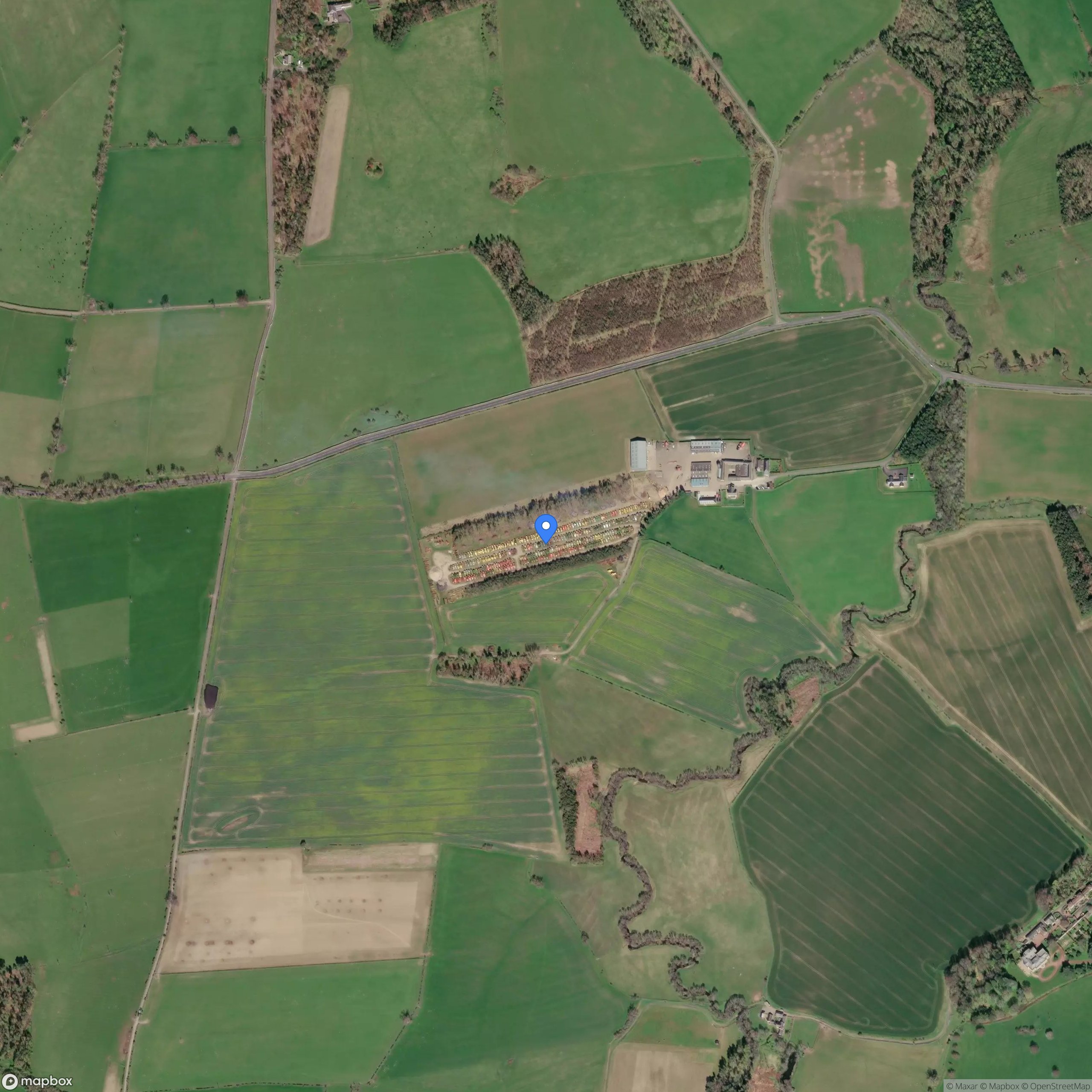 Many Abandoned Tractors storage
