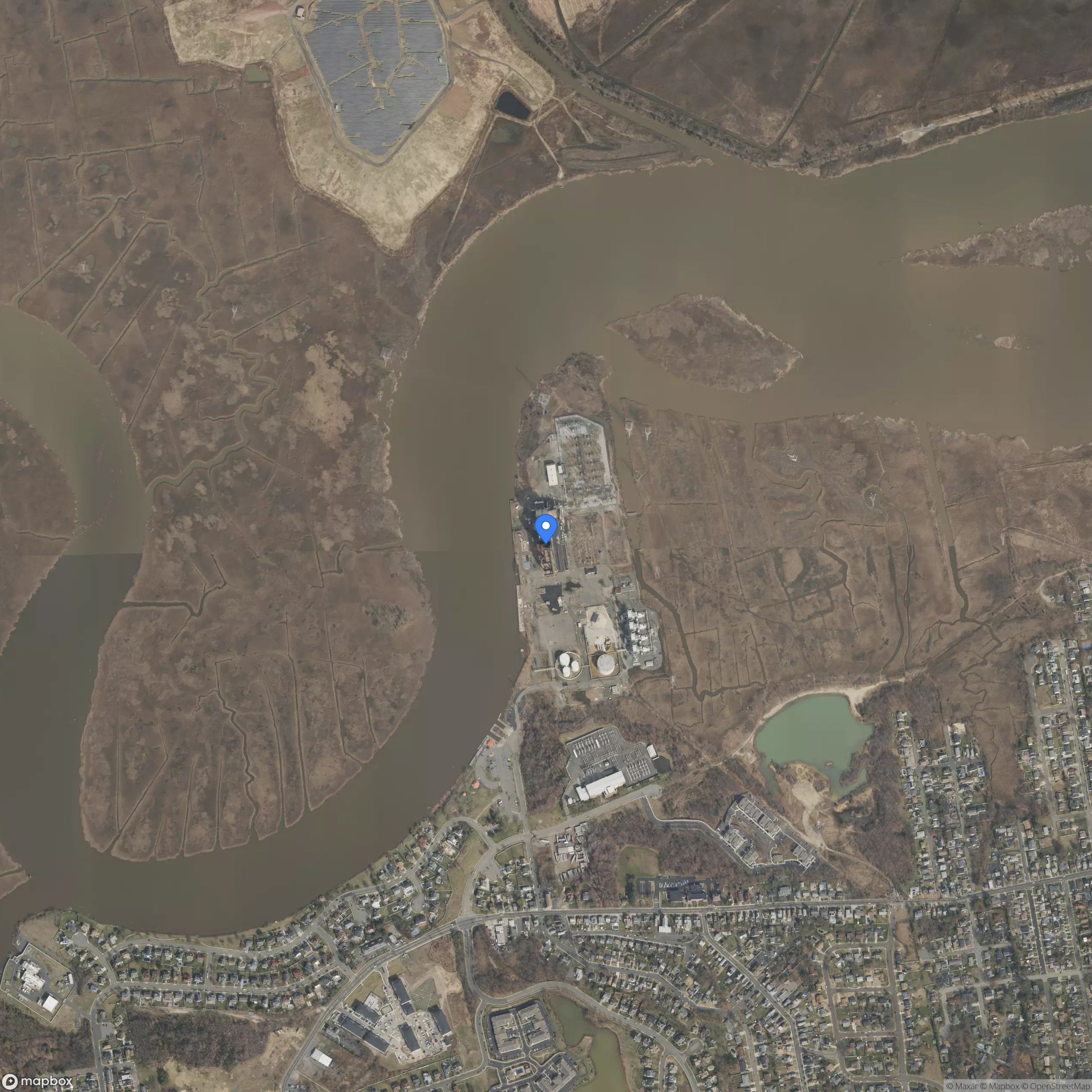Abandoned coal plant