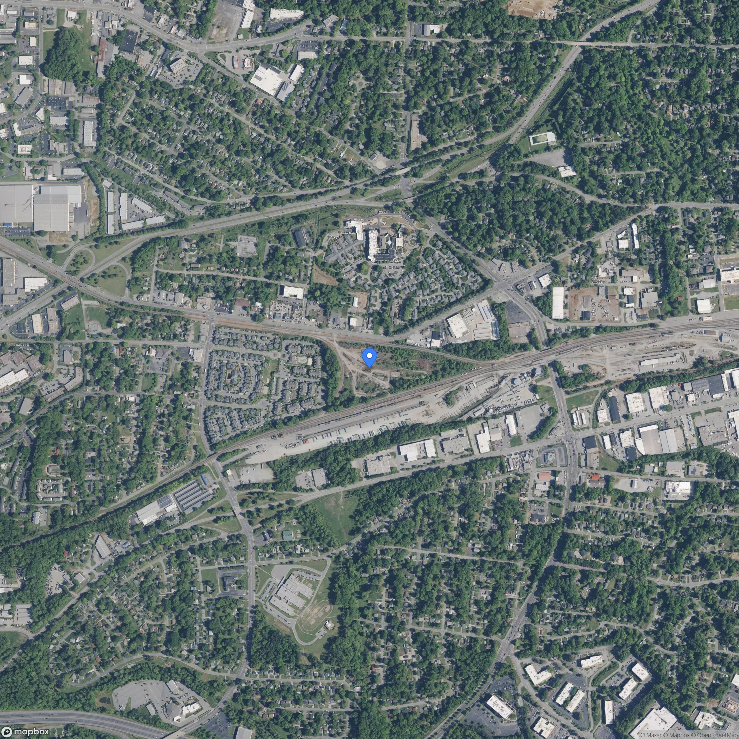 abandoned train yard