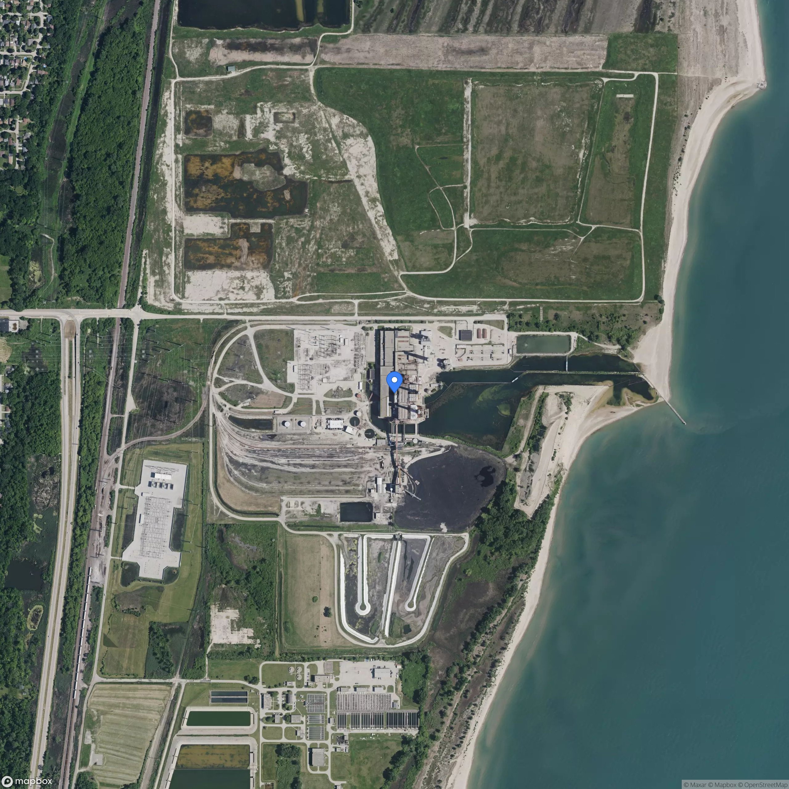 Abandoned waukegan power plant