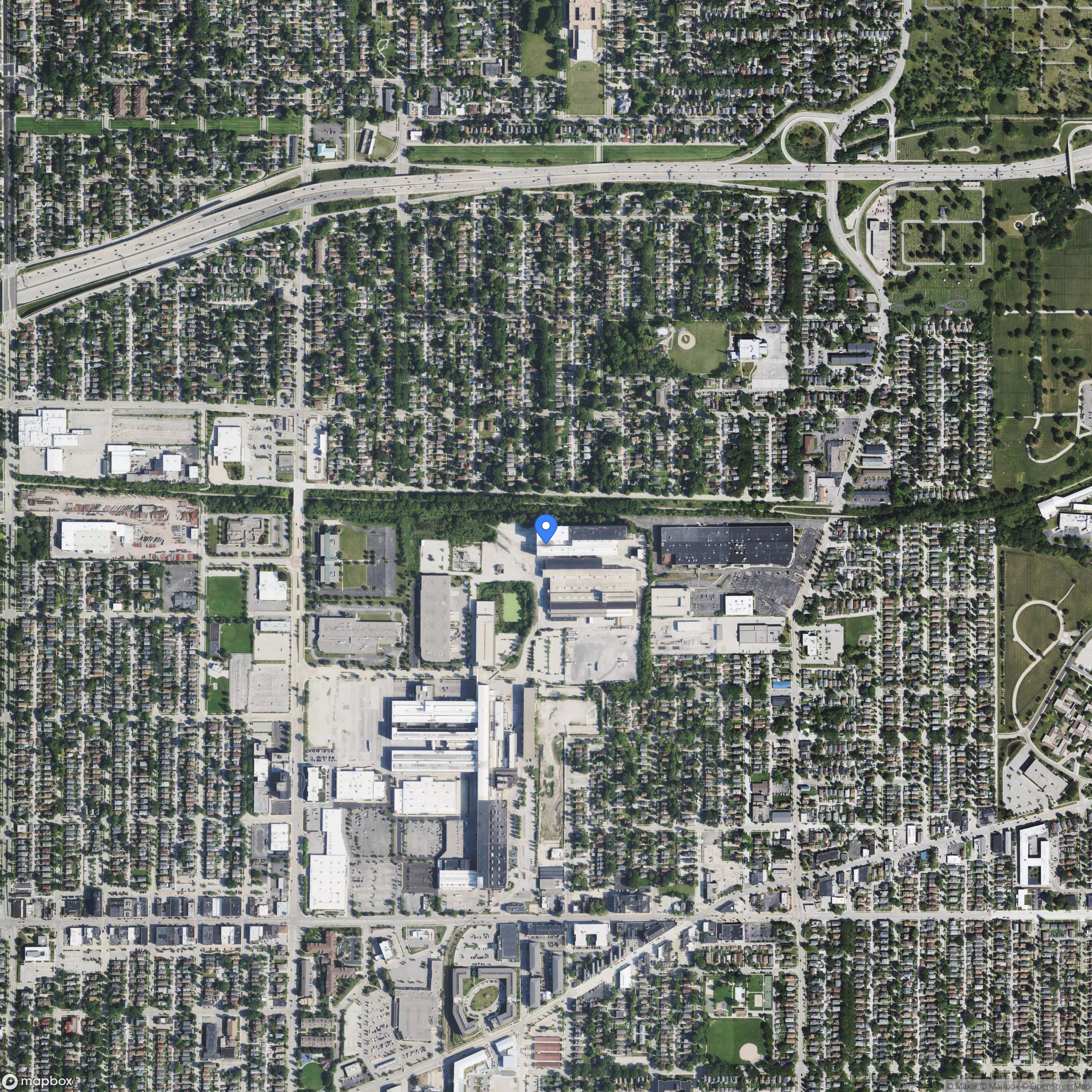 massive factory complex