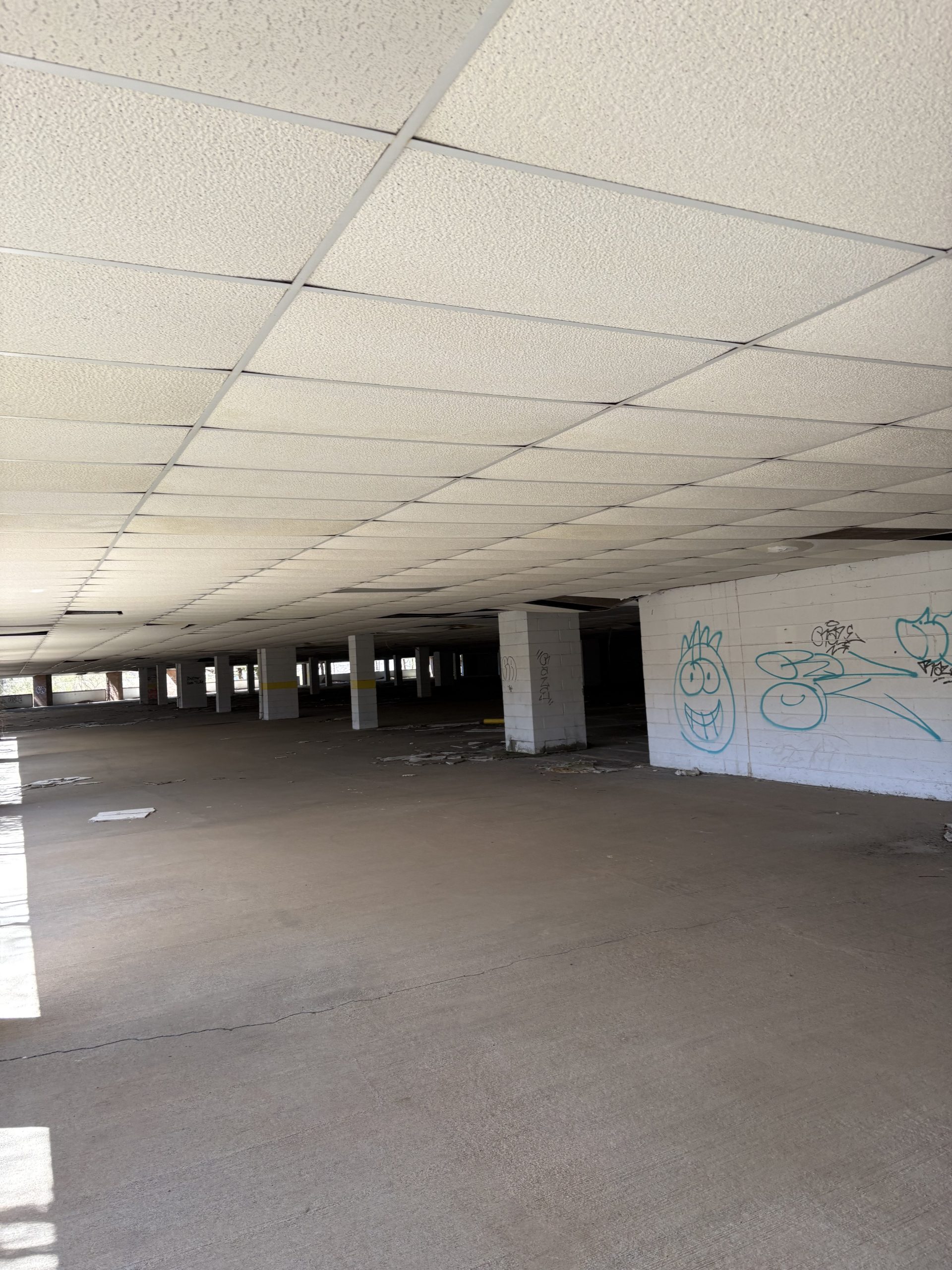 abandoned insurance office building