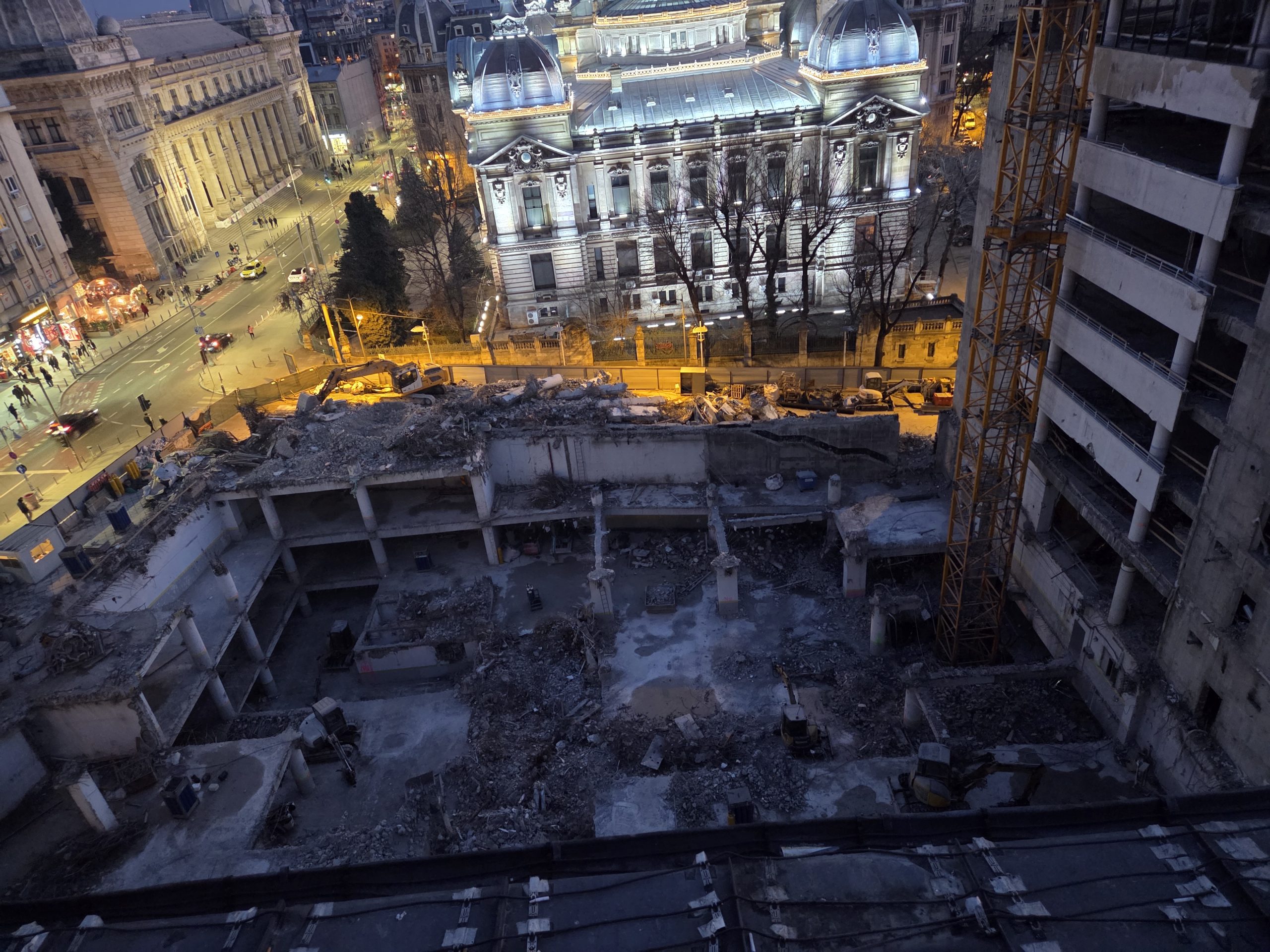 Abandoned/in renovation old bank building