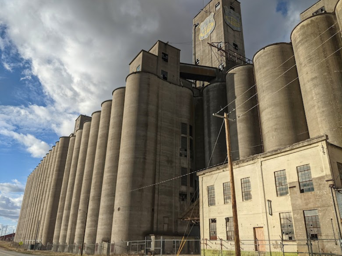 Abandoned feed mill