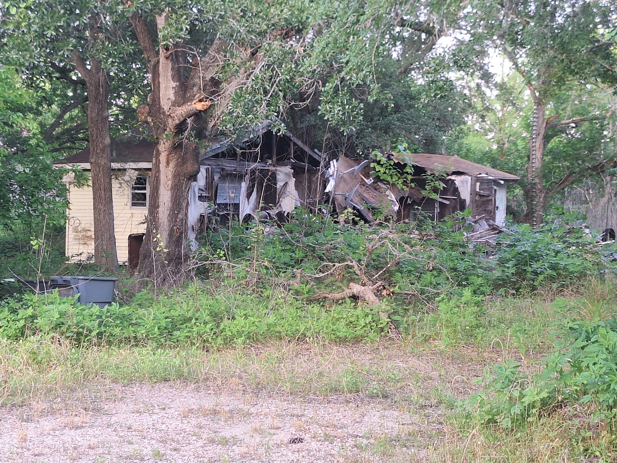 Abandoned House With Car