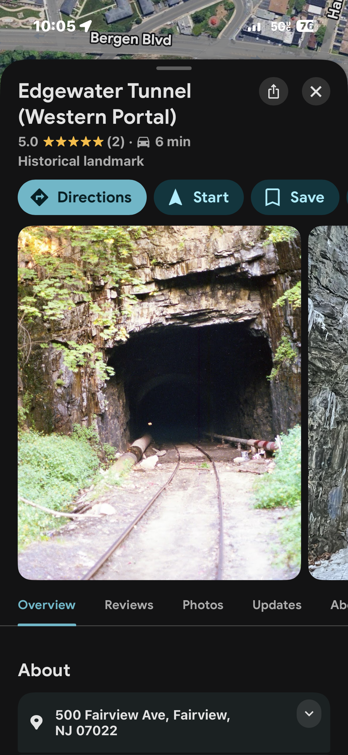 Abandoned train tunnel (western portal)the devils asshole