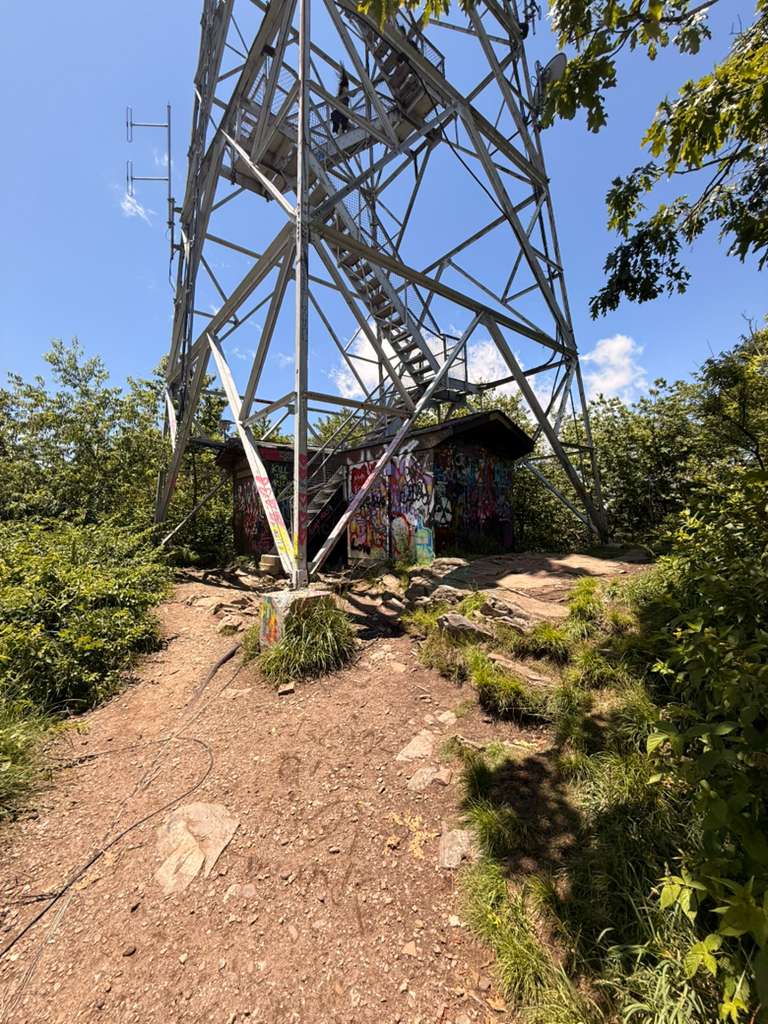 Abandoned fire watch tower