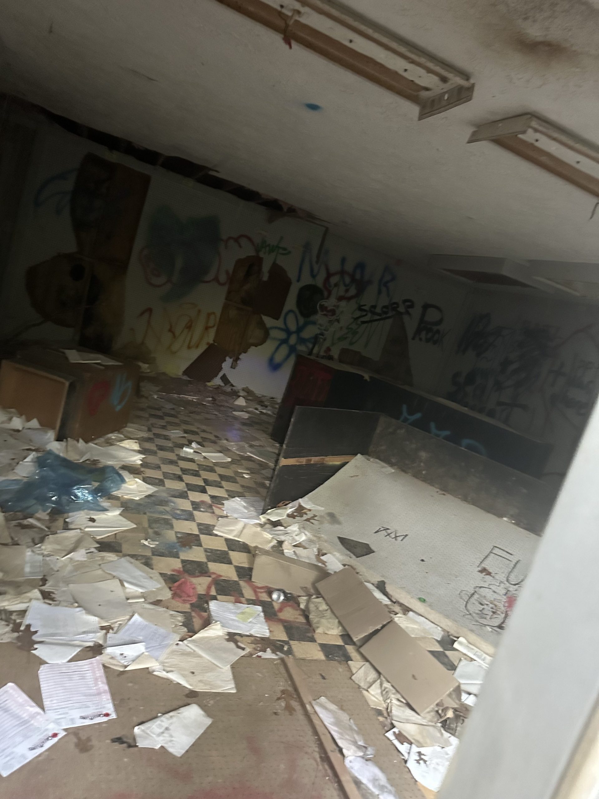 Abandoned go karting track
