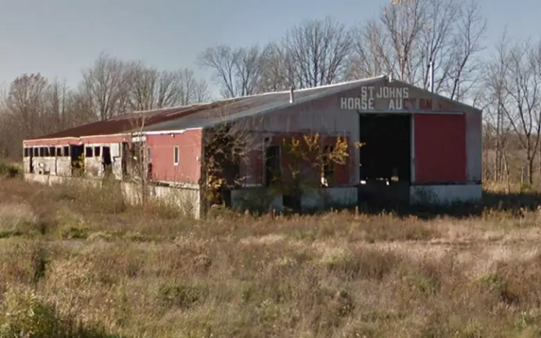 Horse auction barn