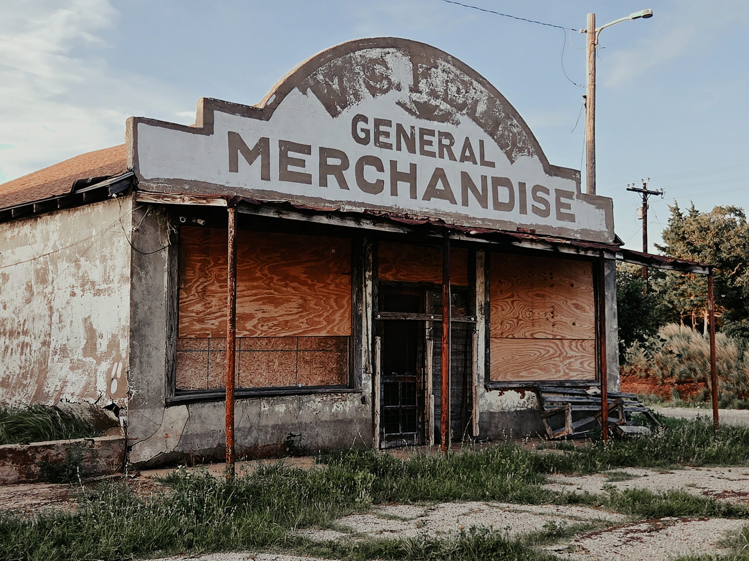 Abandoned gas station