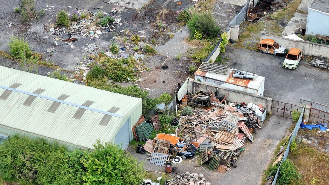 Abandoned industrial estate