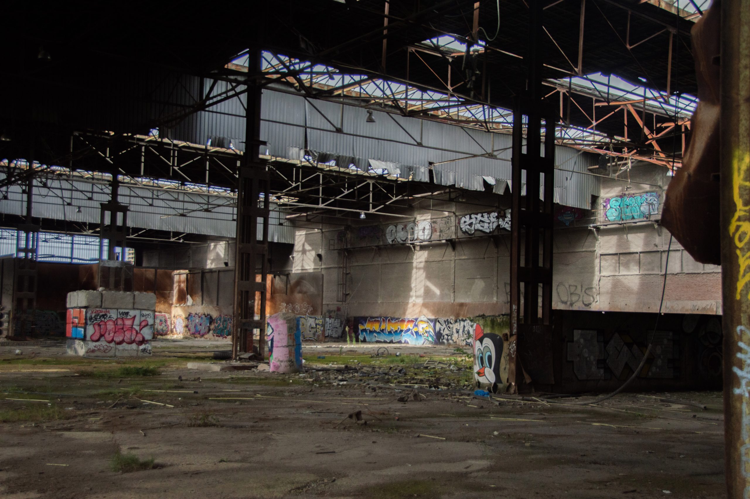 abandoned steel factory