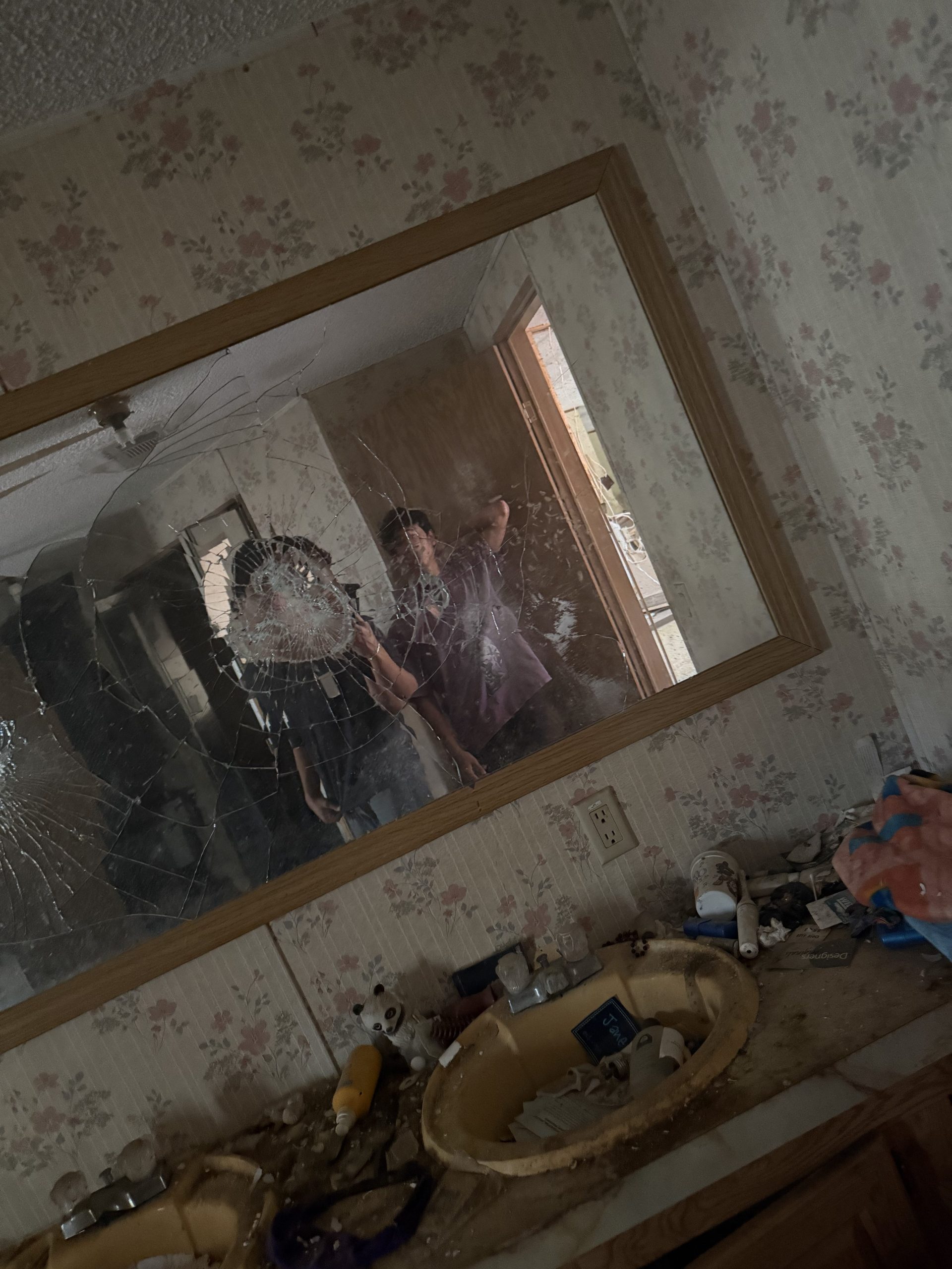 Abandoned gunshot house