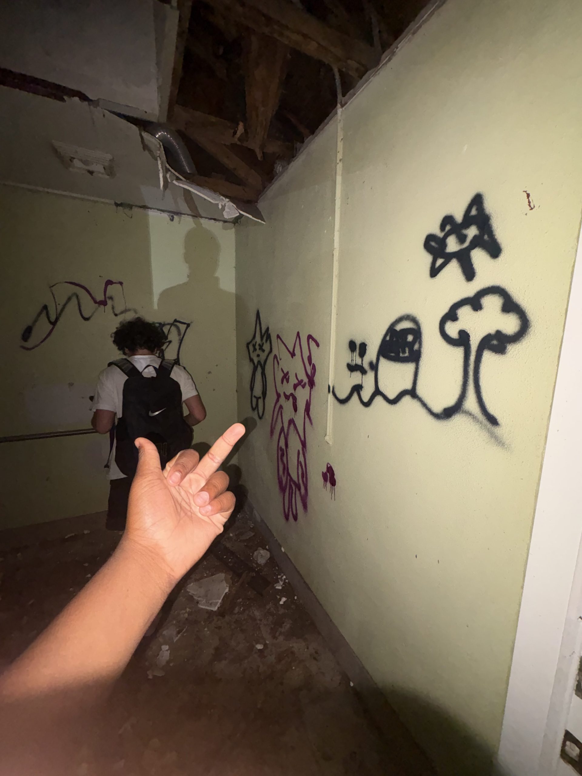 Abandoned golf course bathrooom
