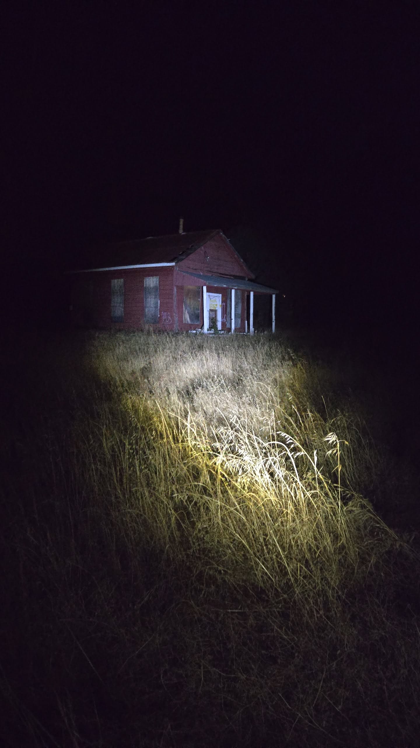 Abandoned School House And Shed