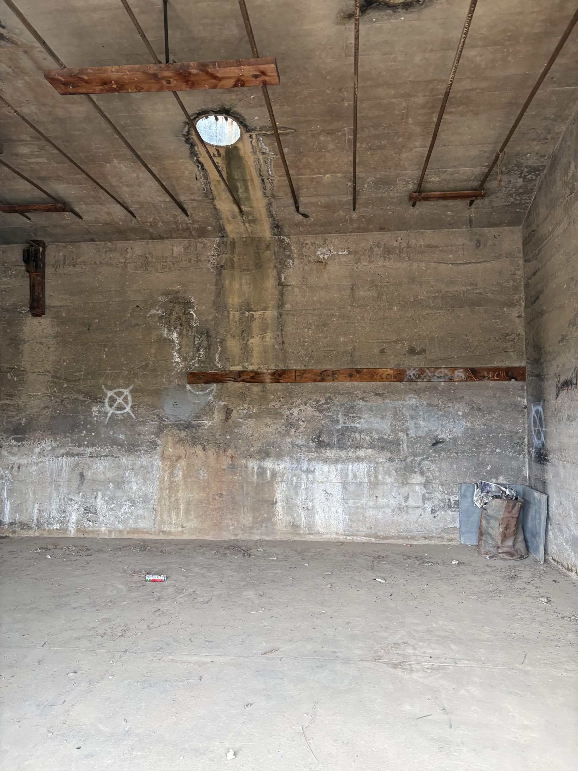 Abandoned mine ruins