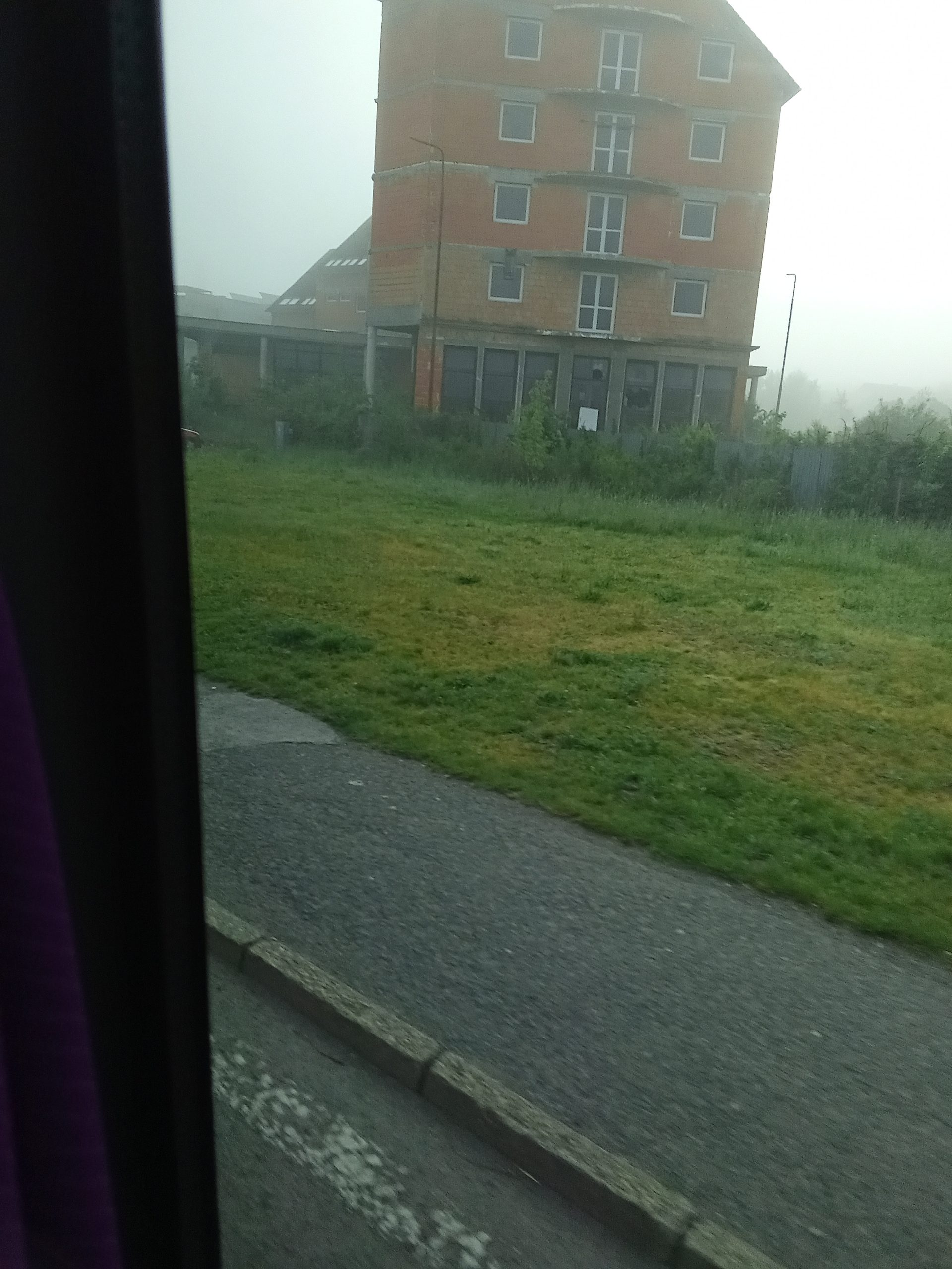 Abandoned City Hall called the orange house